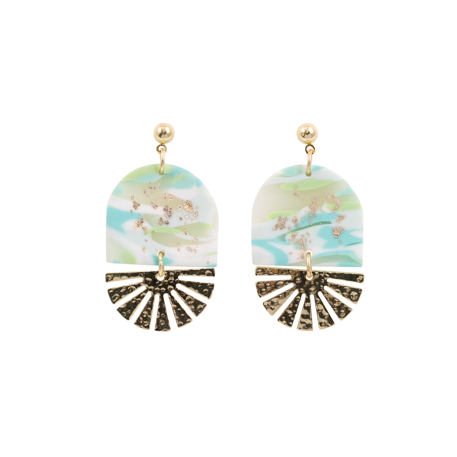 Splosh - Kiki Earrings - Aqua Shimmer