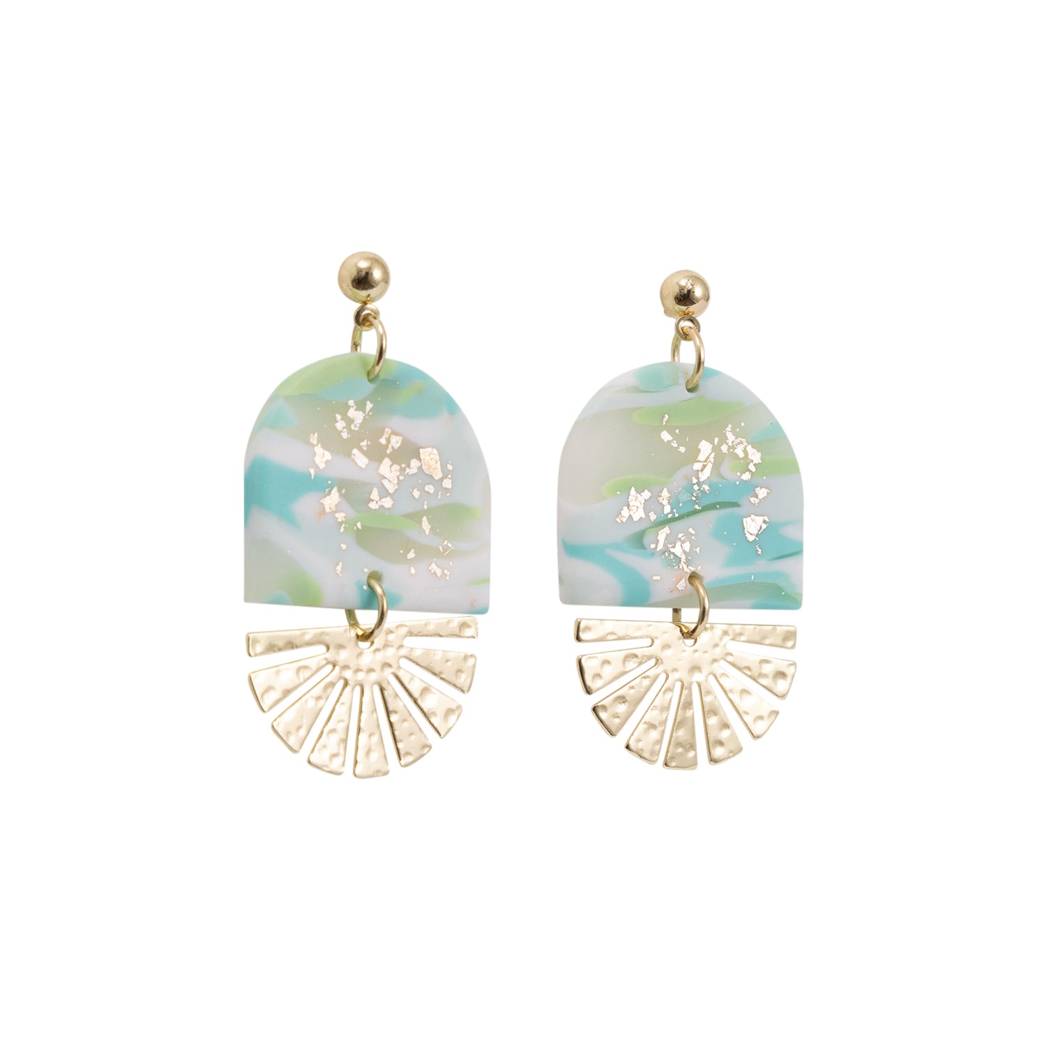 Splosh - Kiki Earrings - Aqua Shimmer