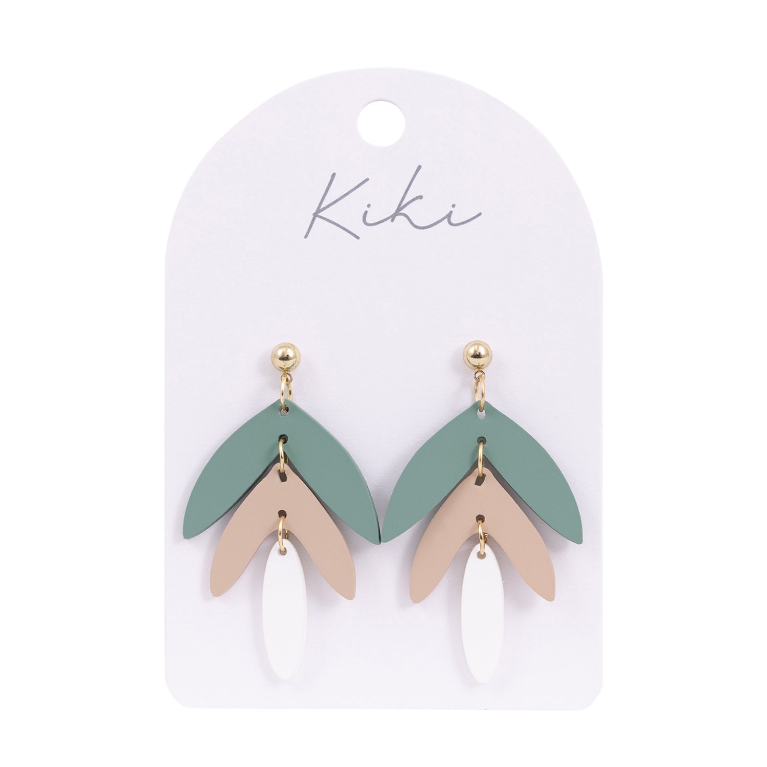 Splosh - Kiki Earrings - Green Leaves