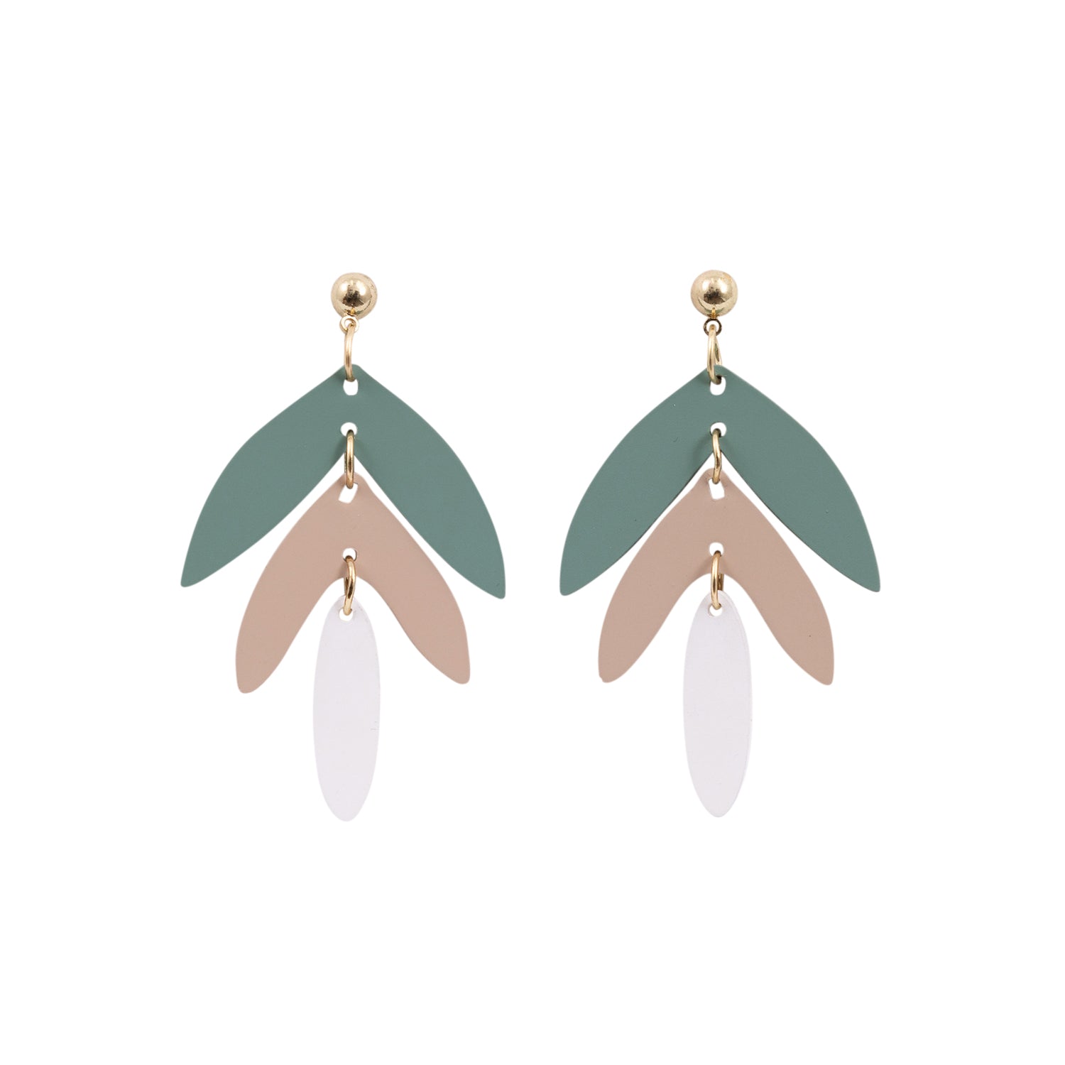 Splosh - Kiki Earrings - Green Leaves