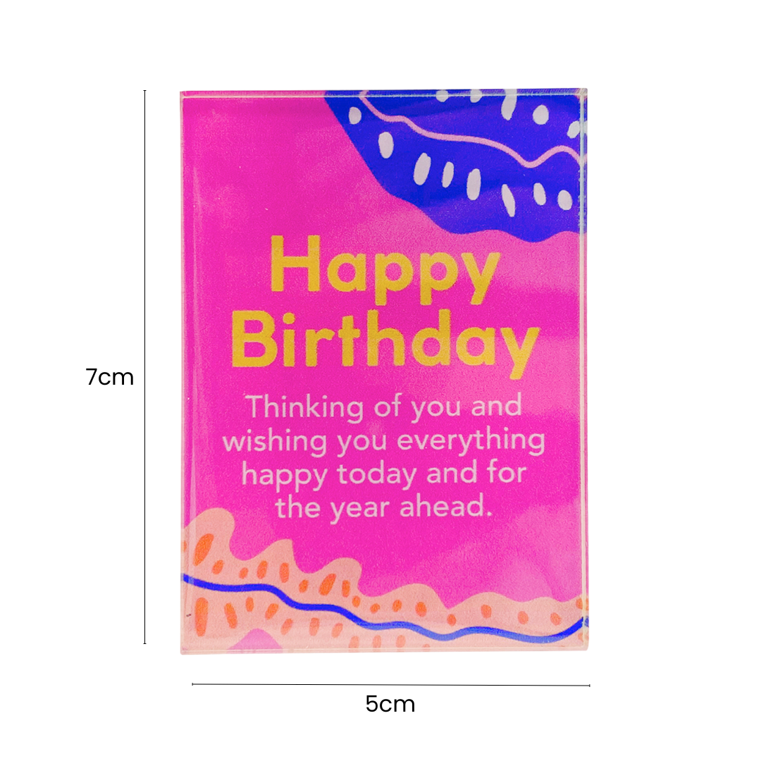 Splosh - Meaningful Magnet -  Happy Birthday