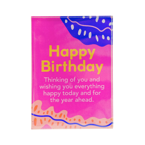 Splosh - Meaningful Magnet -  Happy Birthday