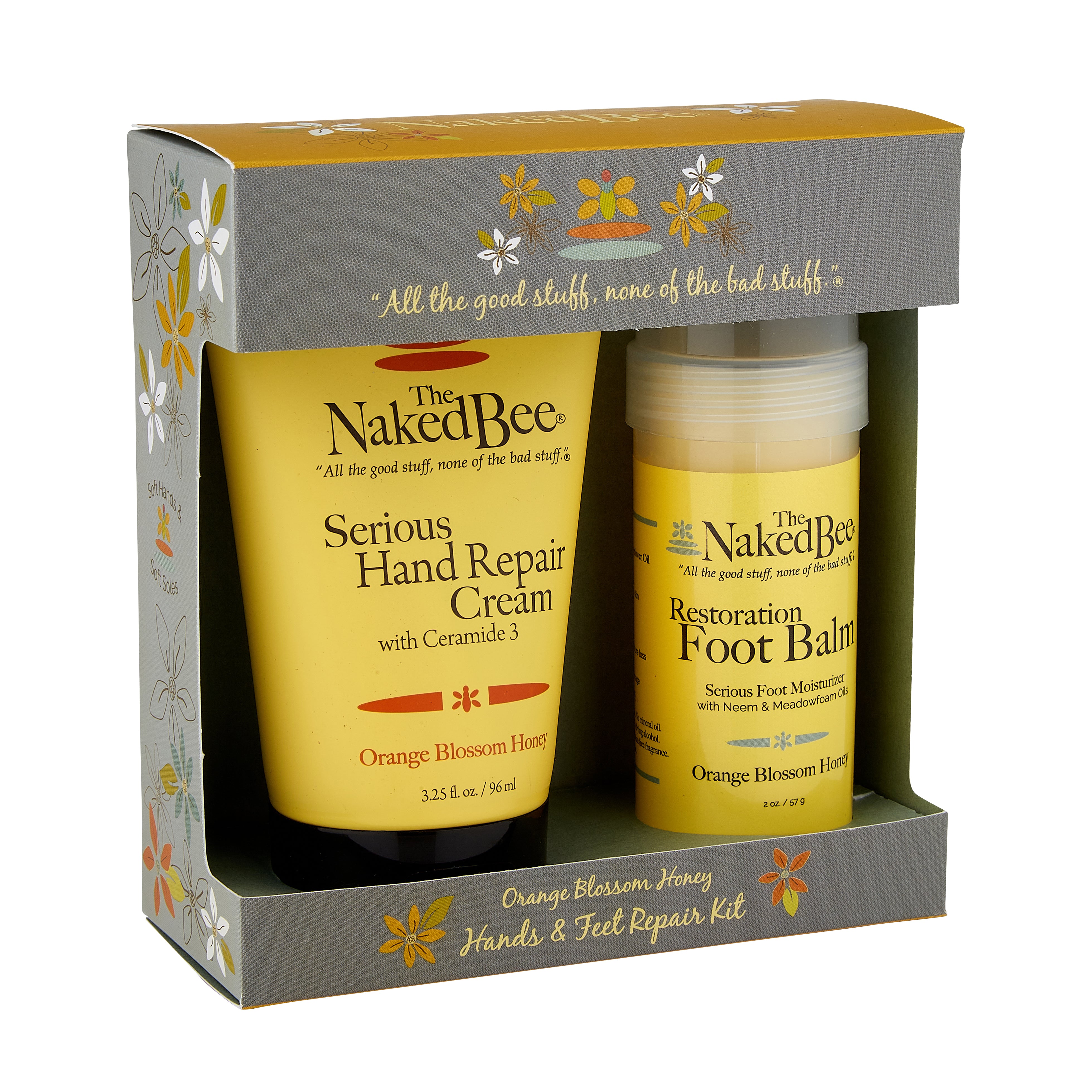 The Naked Bee - Hand & Feet Giftset - Orange Blossom Honey