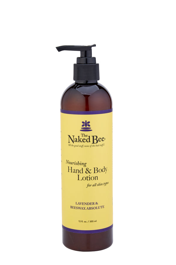 The Naked Bee - Lavender & Beeswax Absolute Hand & Body Lotion 12oz