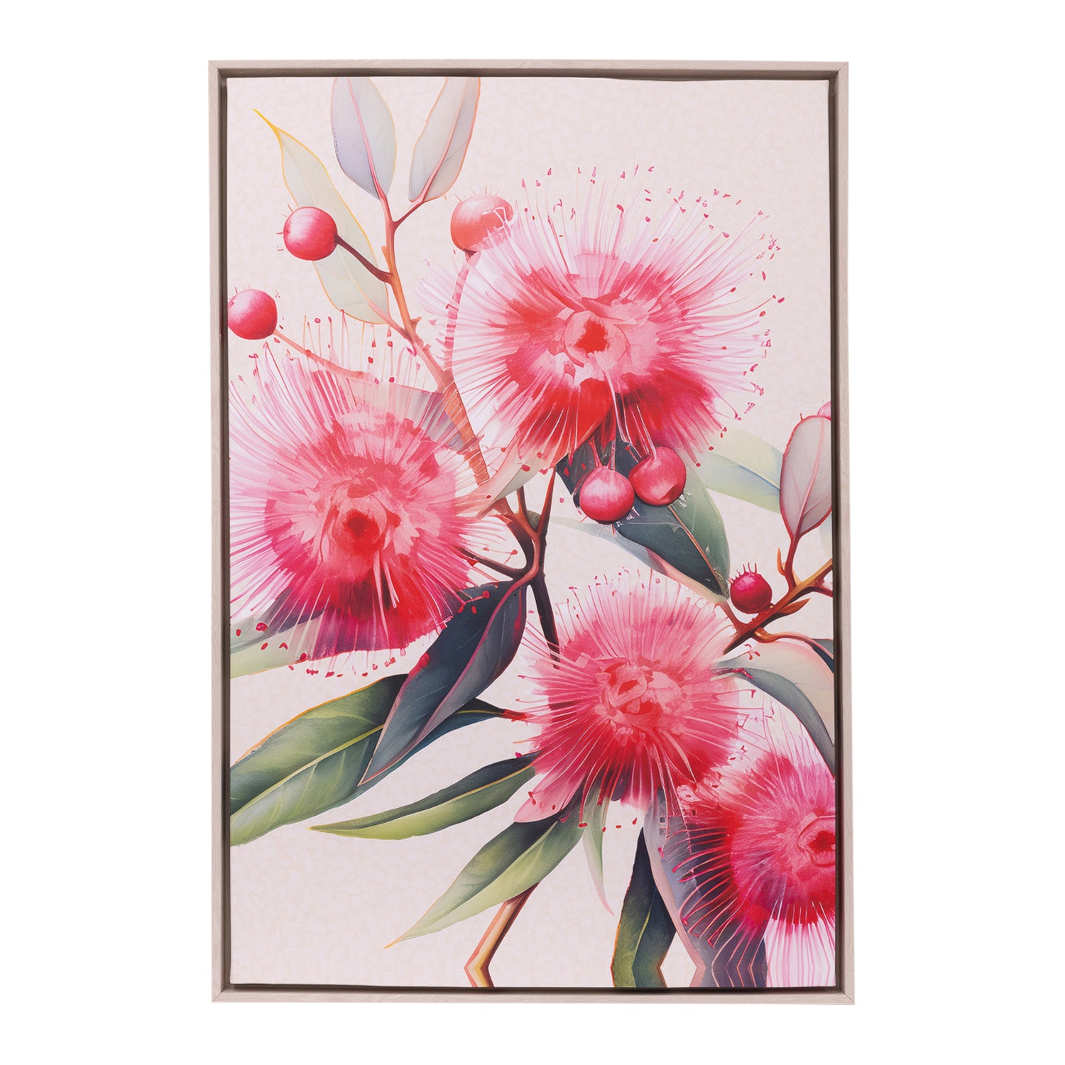 Splosh - Native Blooms Framed Canvas 64x94 - Flora