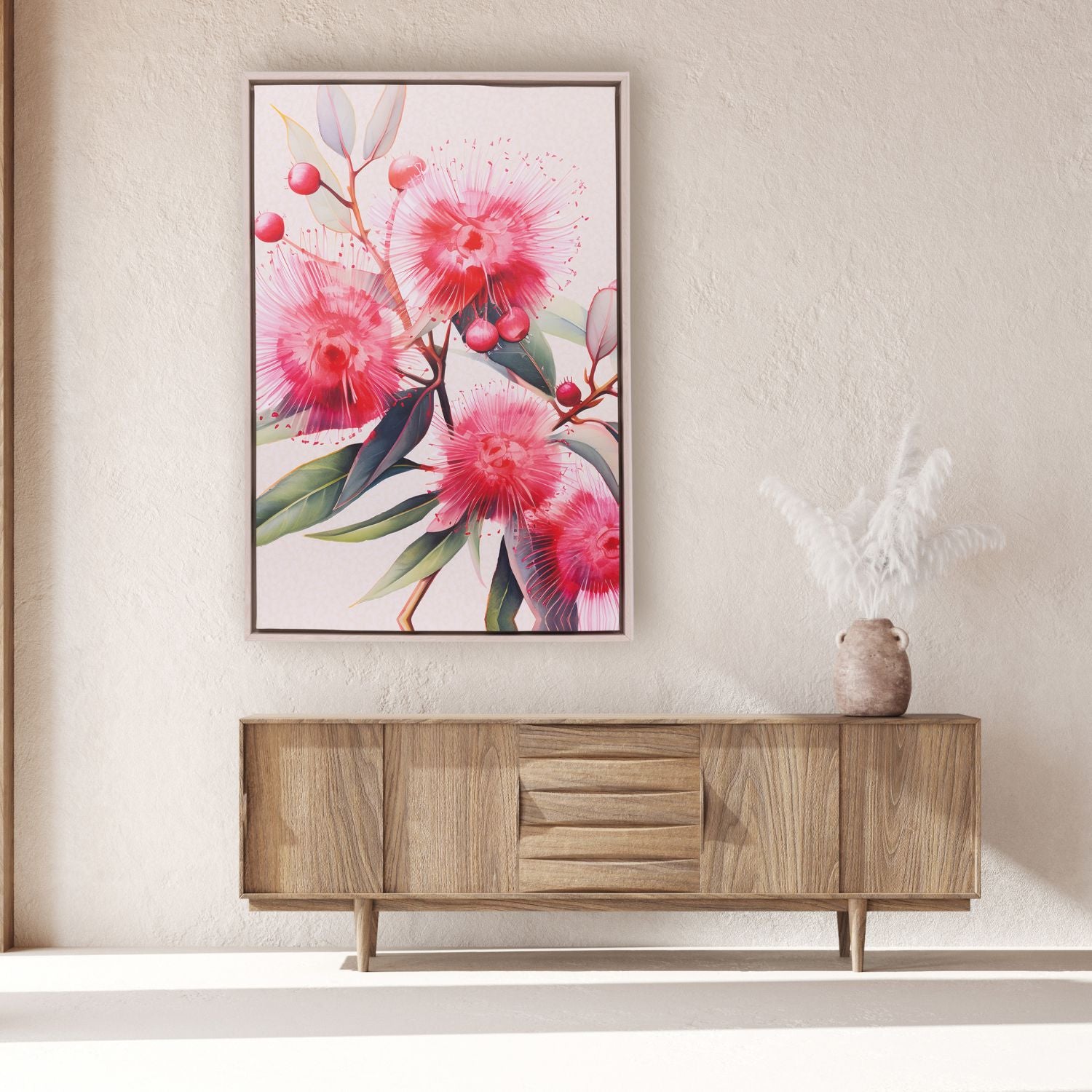 Splosh - Native Blooms Framed Canvas 64x94 - Flora