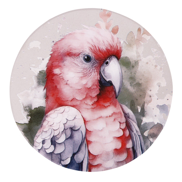 Splosh - Native Blooms Ceramic Coaster - Galah