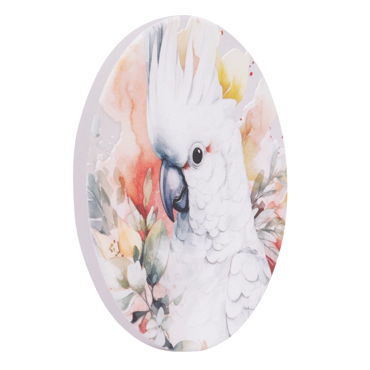 Splosh - Native Blooms Ceramic Coaster - Cockatoo