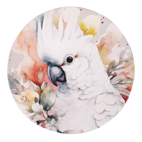 Splosh - Native Blooms Ceramic Coaster - Cockatoo