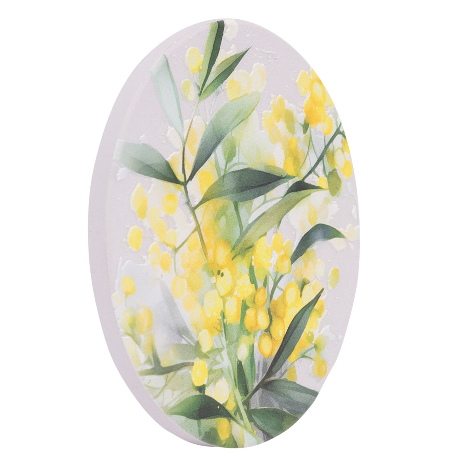 Splosh - Native Blooms Ceramic Coaster - Yellow Wattle