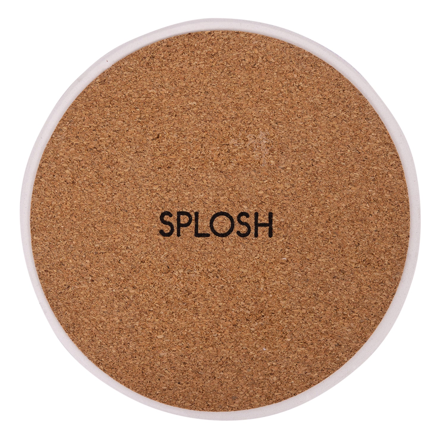 Splosh - Native Blooms Ceramic Coaster - Yellow Wattle