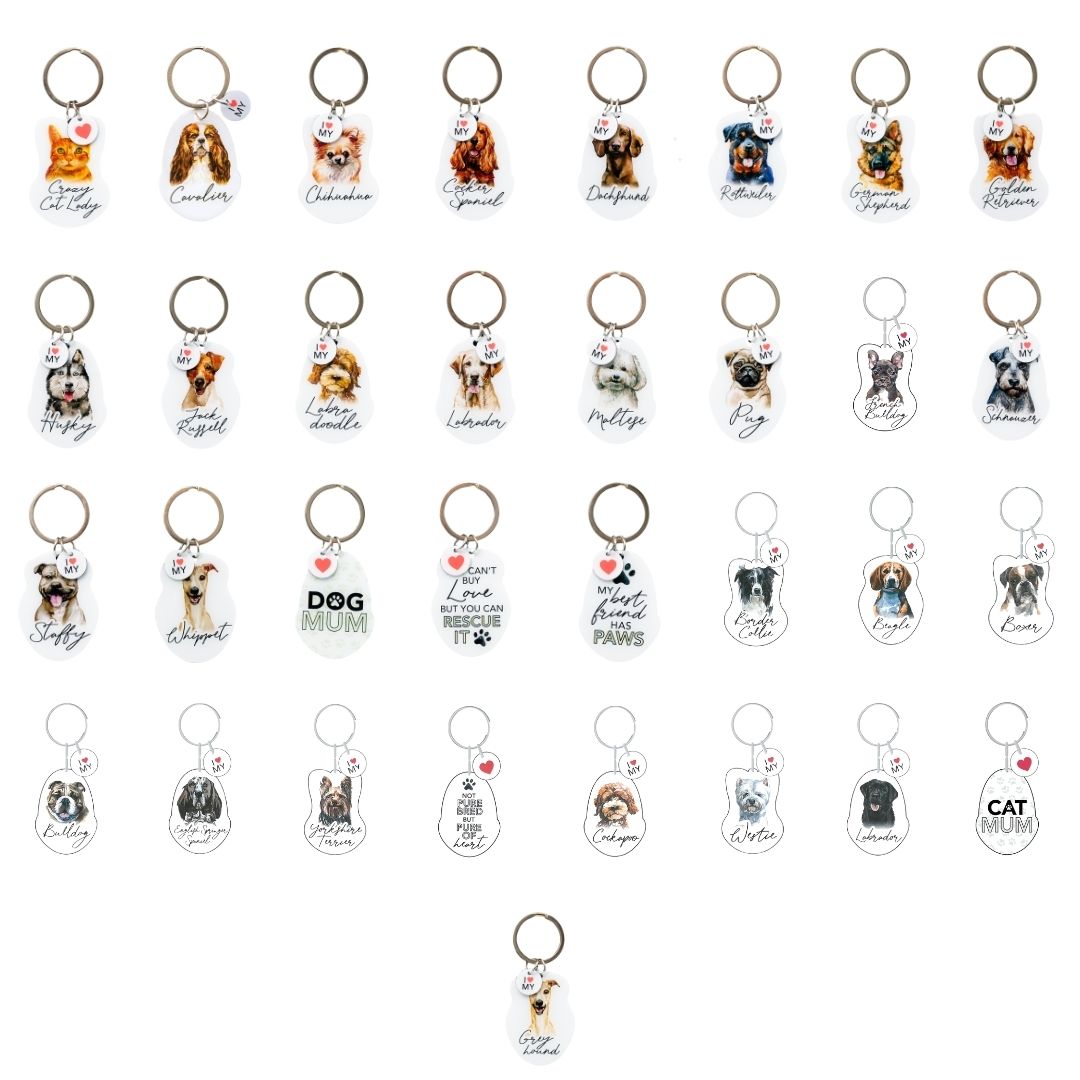 Splosh - Pet Keyring Pack