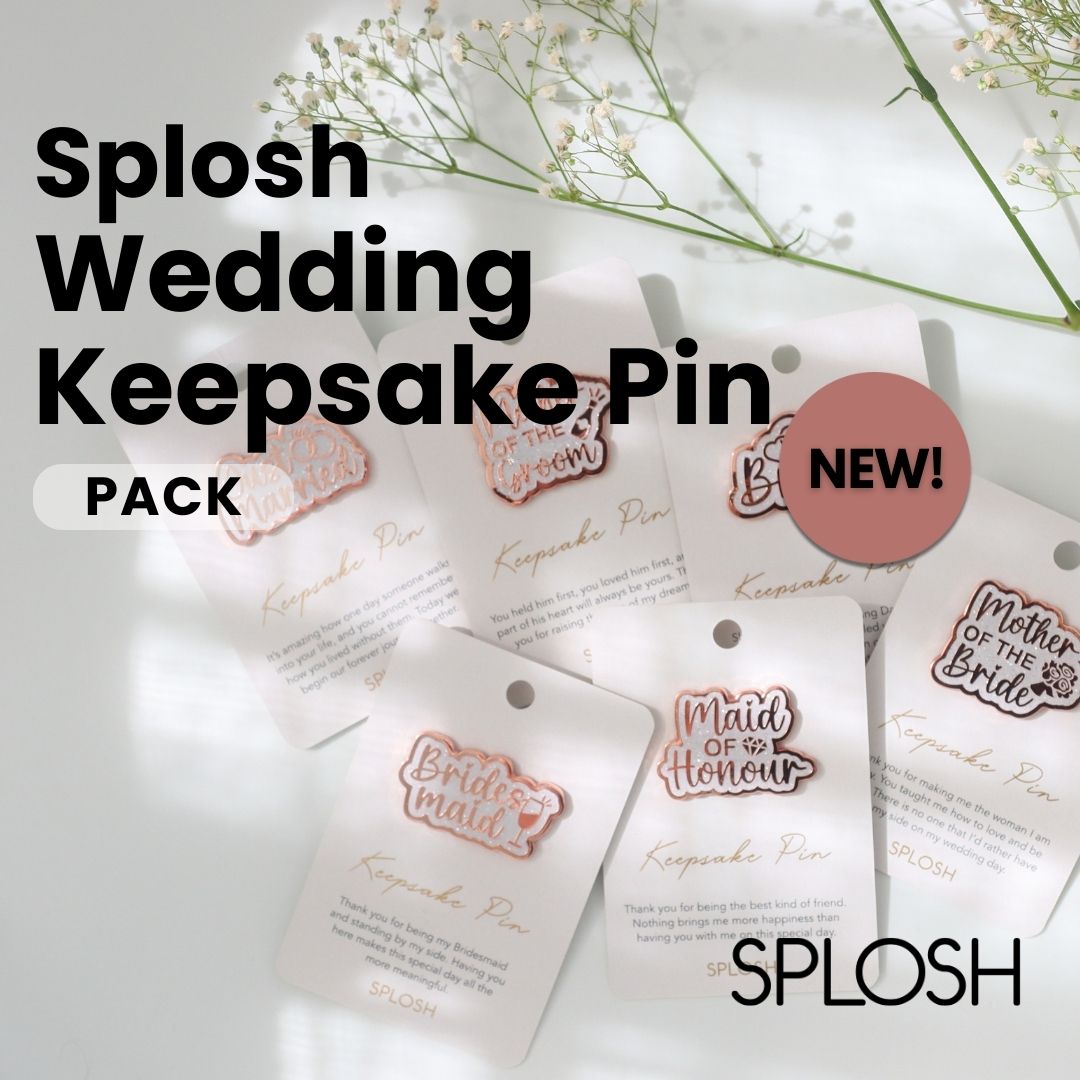 Splosh - Wedding Keepsake Pins Pack