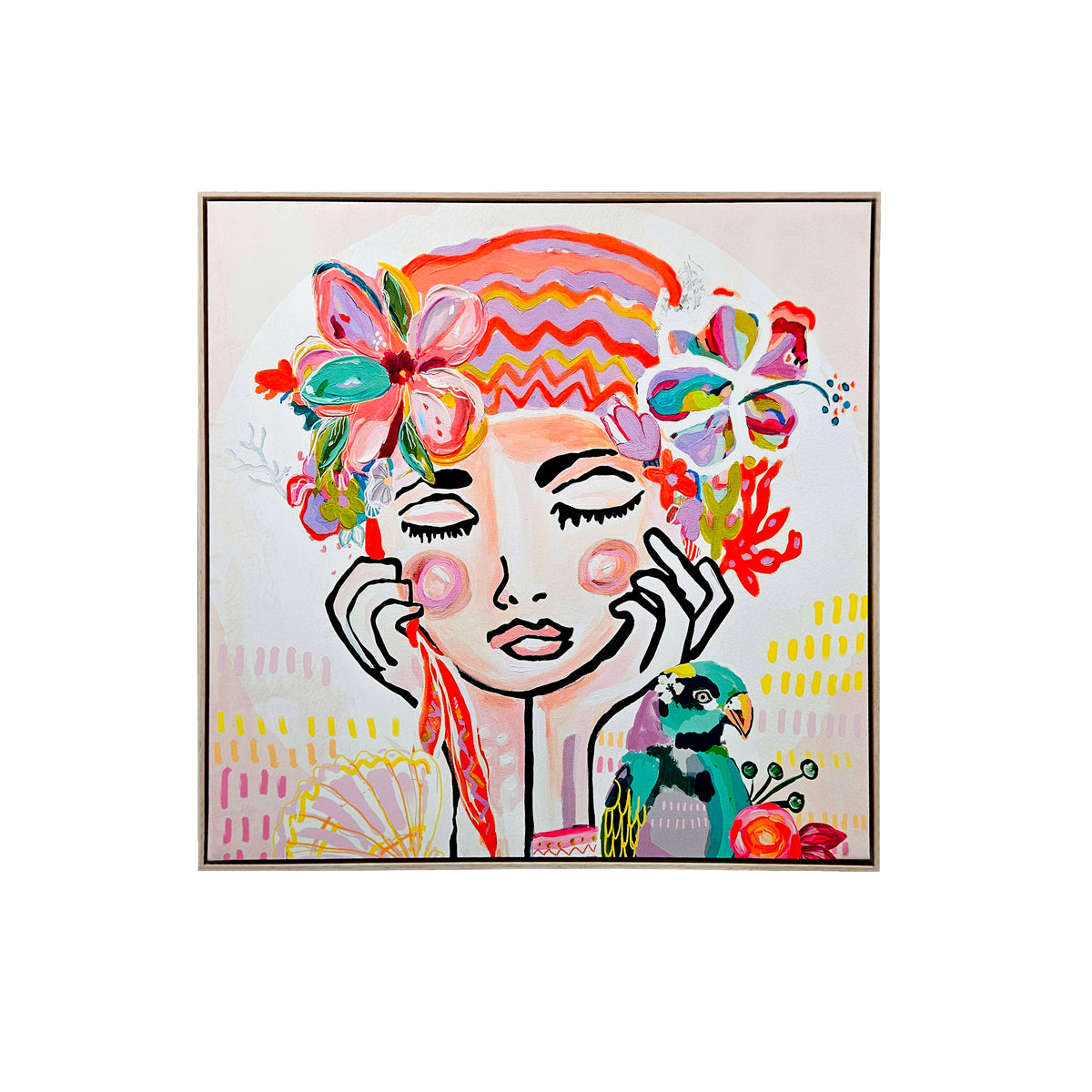 Splosh | Talulah | Framed Canvas | Lady | 104 x 104 | Xystos Trade ...