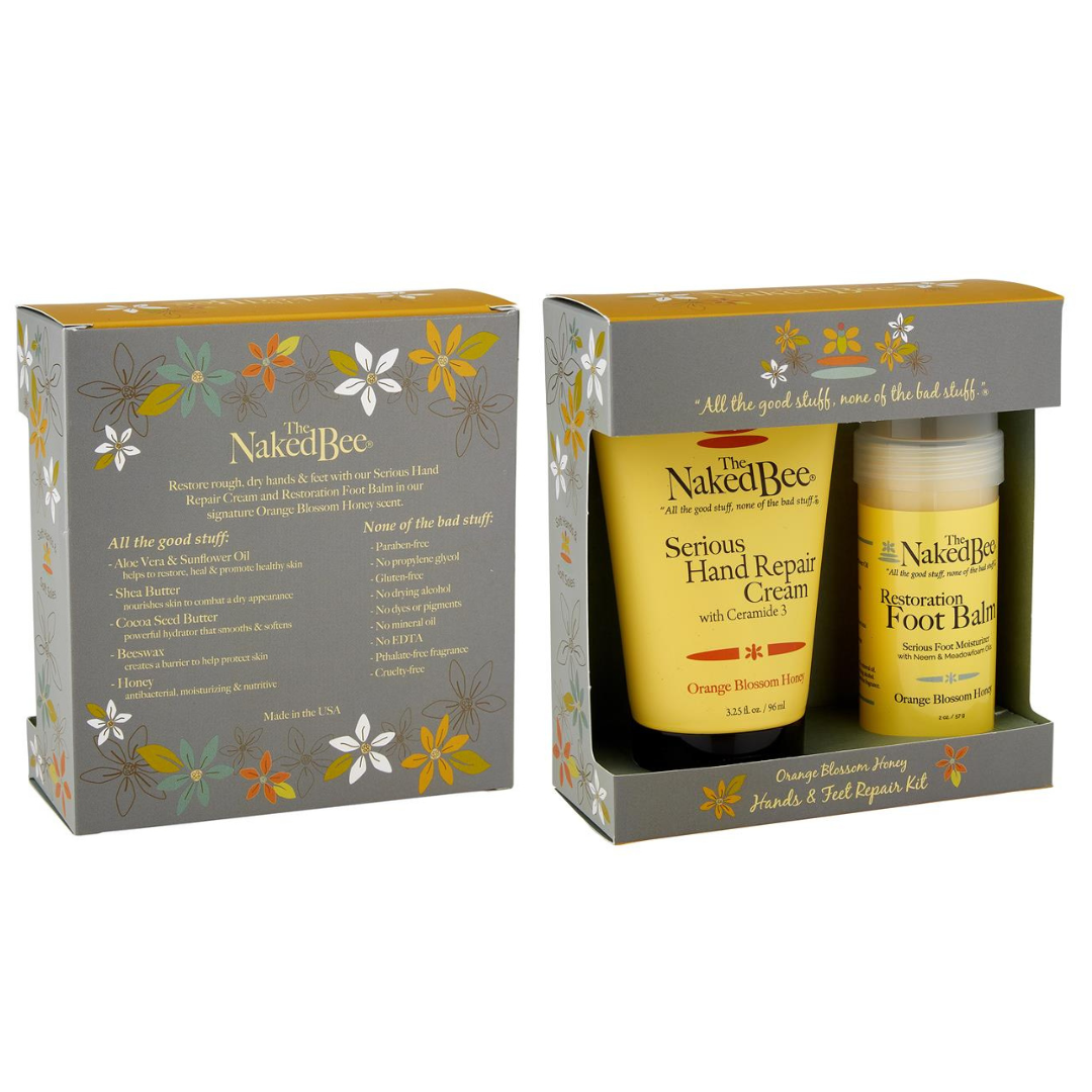 The Naked Bee - Hand & Feet Giftset - Orange Blossom Honey