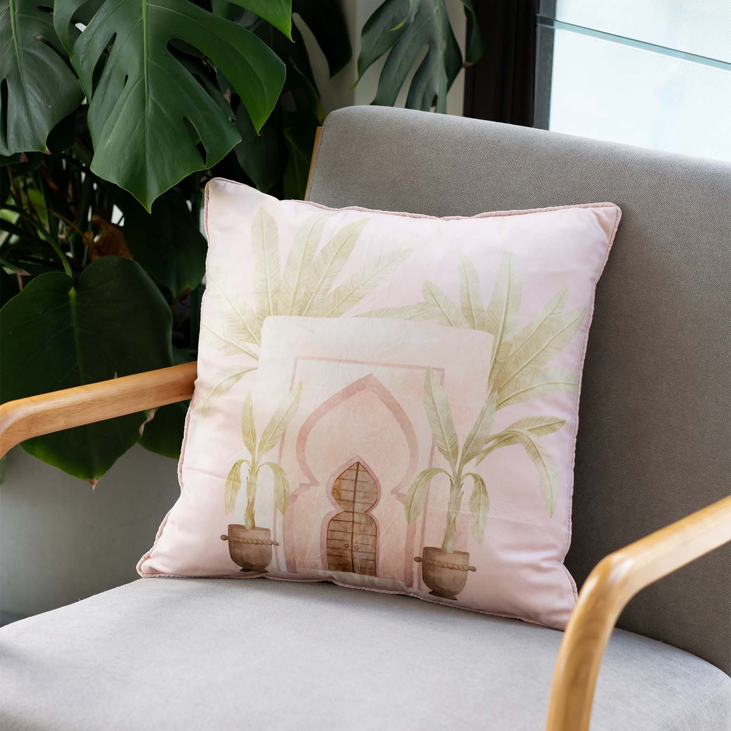 Splosh Modern Oasis Palm Cushion 45x45cm