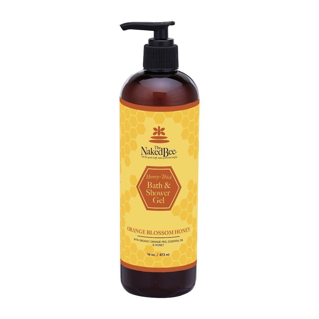 The Naked Bee - Bath & Shower Gel 16oz - Orange Blossom Honey